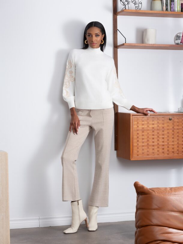 Alison Sheri Knit A46005 - Off-White