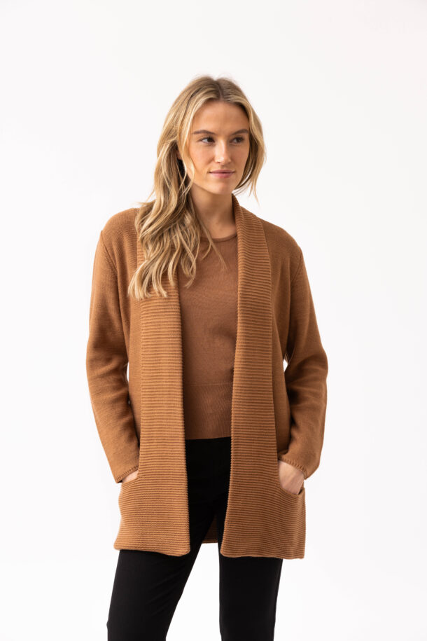 Marble Cardigan 6391 - Tobacco