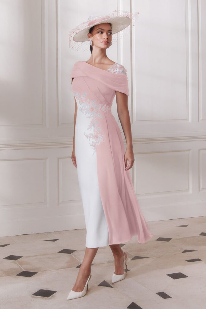 John Charles 66716 - Ivory/Petal