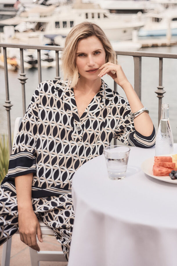 Joseph Ribkoff 261057 - Midnight Blue/Multi