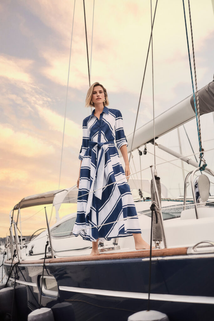 Joseph Ribkoff 261936 - Navy/White